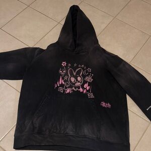 Karol G Bichota Season Bunny Washed Black Hoodie
